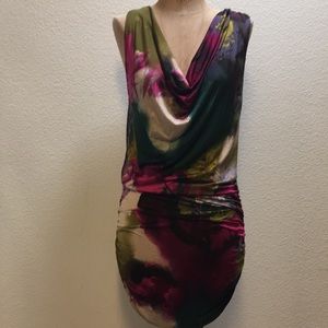 Colorful short dress/you can make it longer